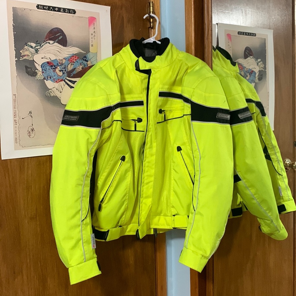 Olympia Moto Sports Yellow Jacket Men M